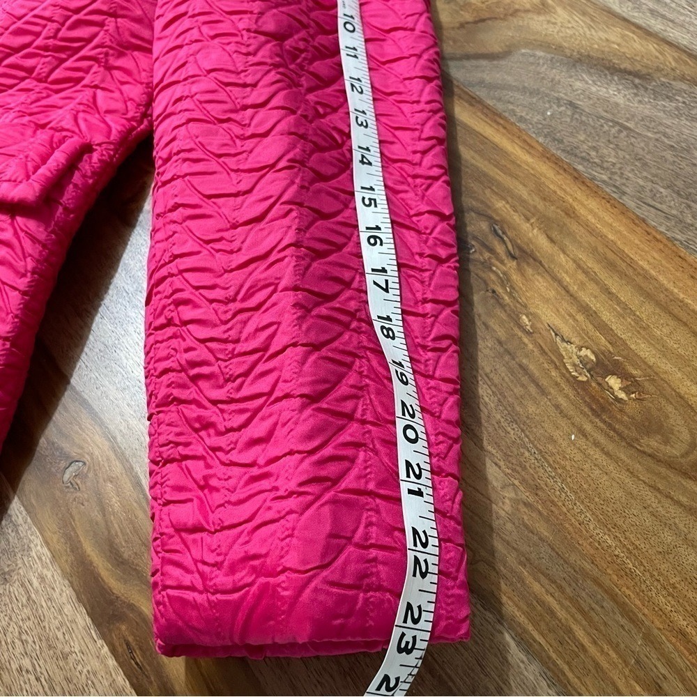 Vintage La Sport Dupont Zepel 70s All Weather Button Down Hot Pink Trench Coat‎ - Picture 10 of 16